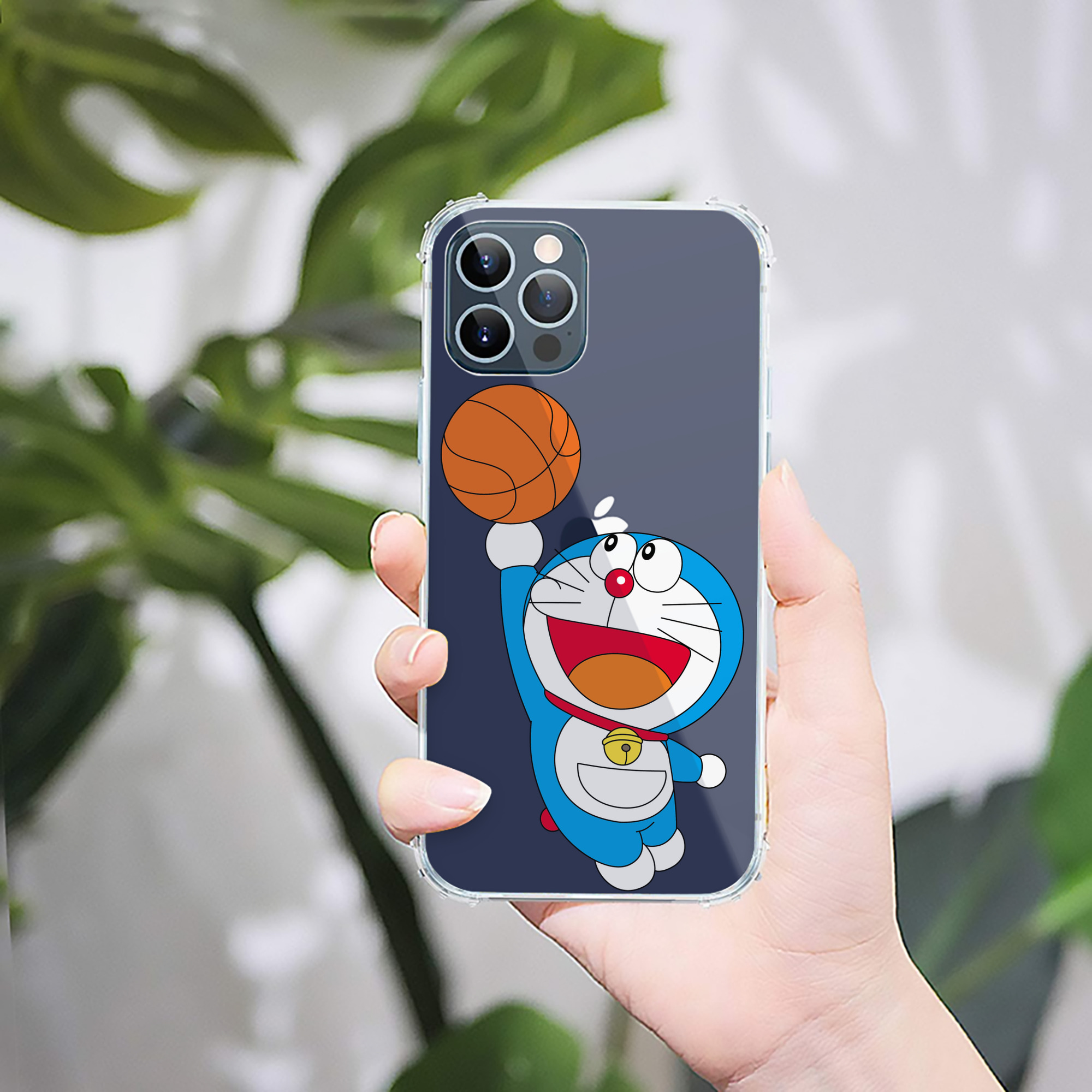 （画像用） ドラえもん Doraemon 【iPhone 12シリーズ対応】透明スマホケース（クリアソフトケース）